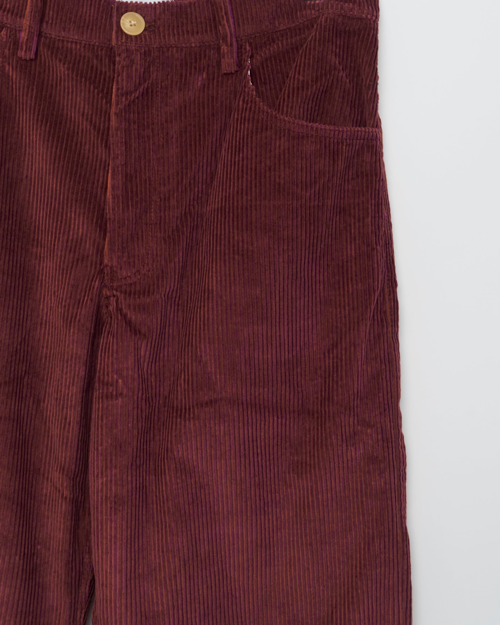 Jean Cut Trouser, Maroon