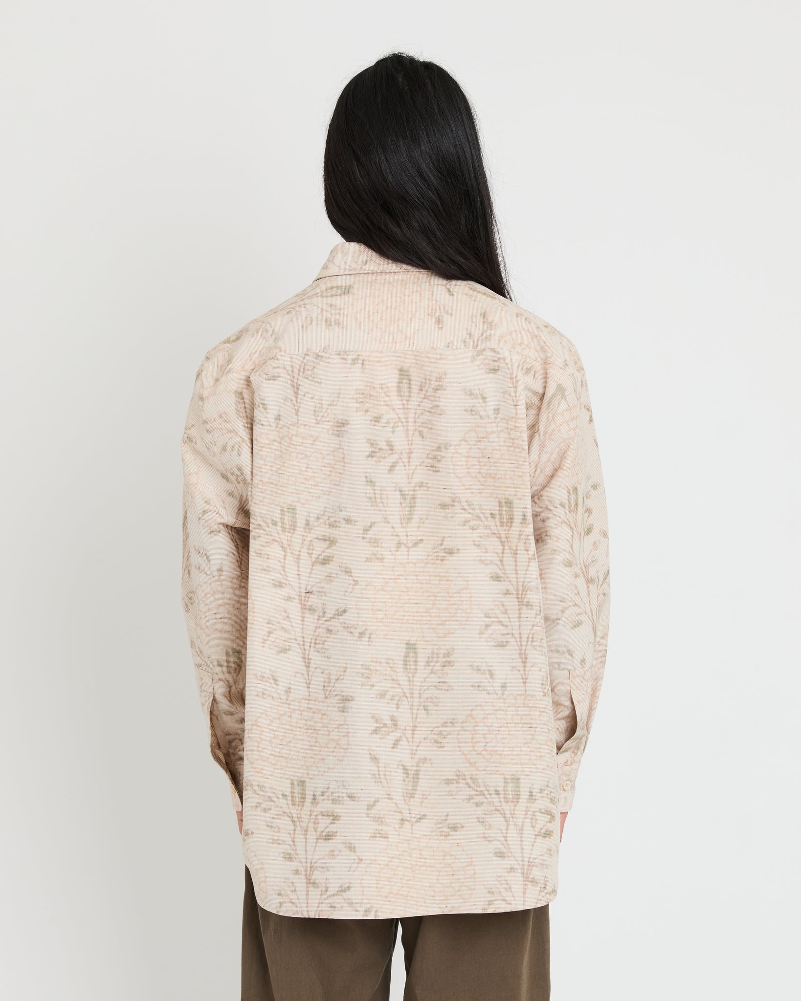 TK Shirt, Beige Floral Pattern