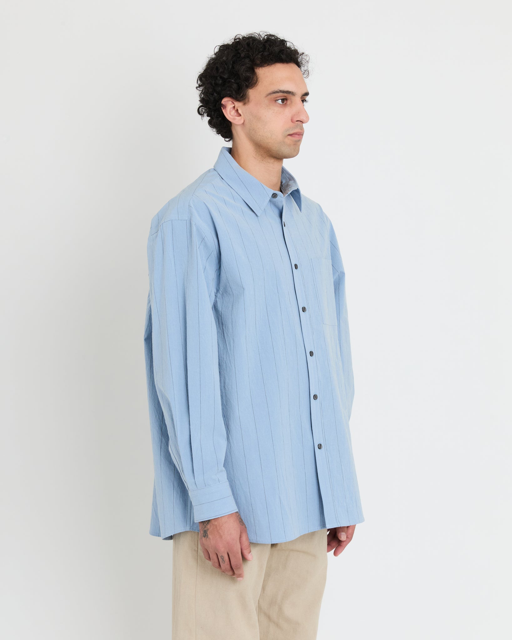 TK Shirt, Blue Stripe