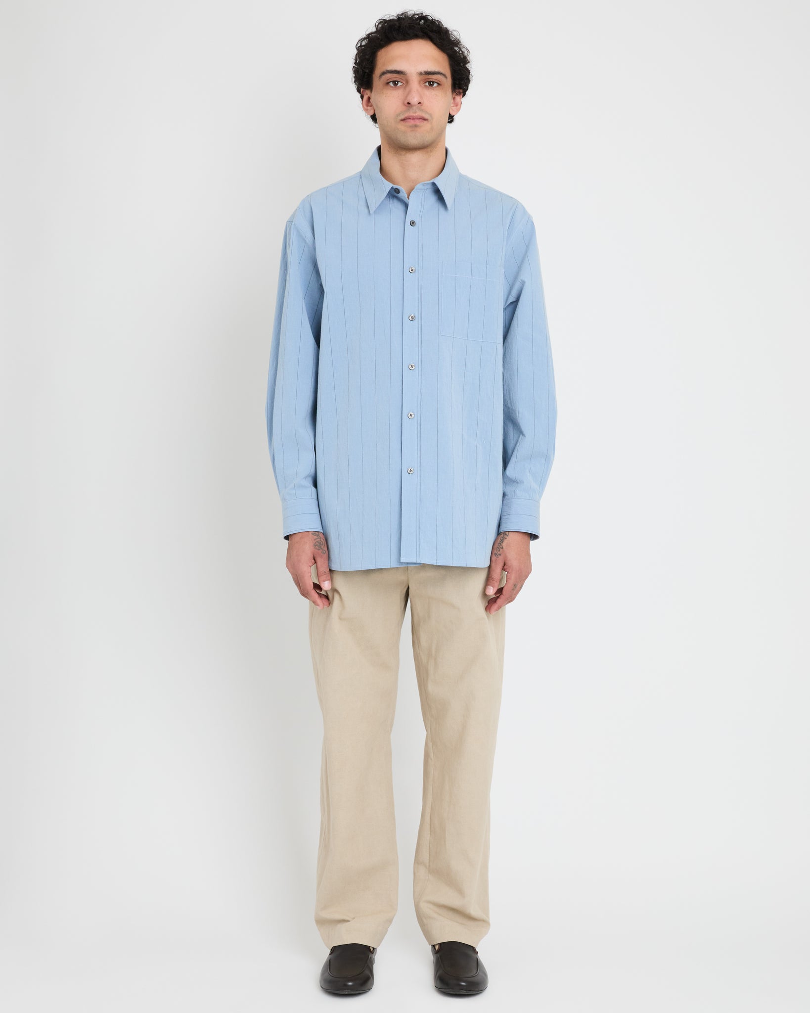 TK Shirt, Blue Stripe