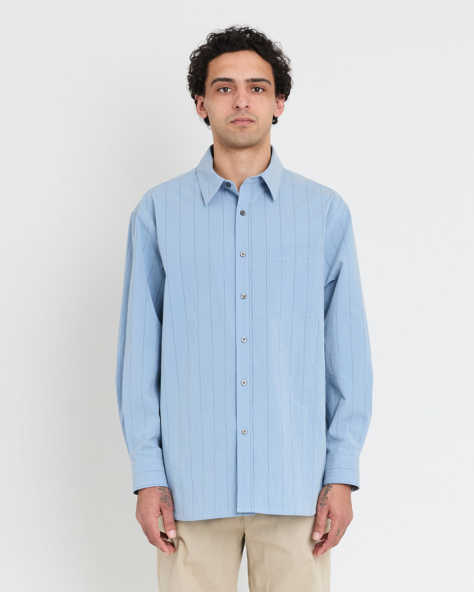 TK Shirt, Blue Stripe