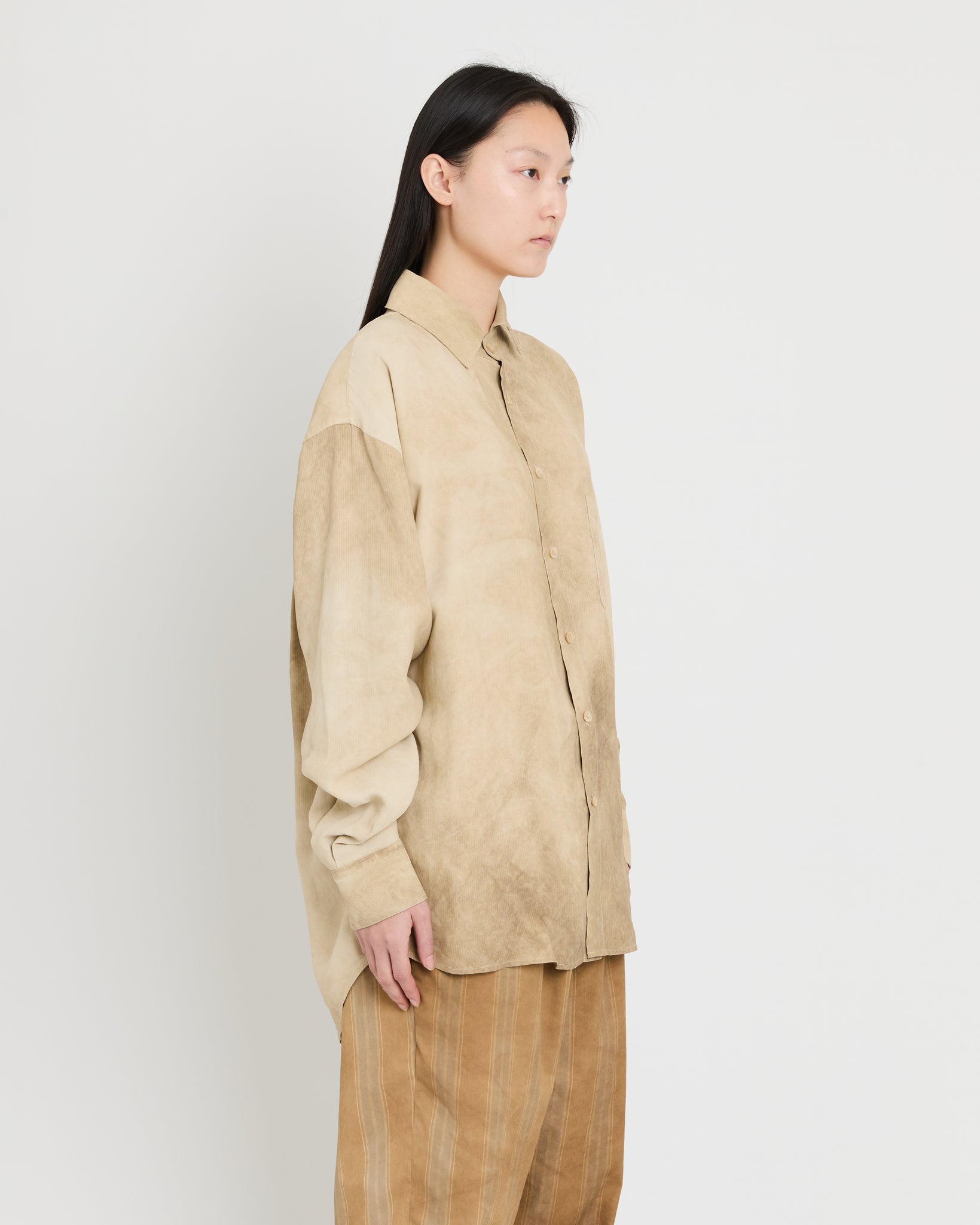 Banaras Shirt, Hard Wash Beige