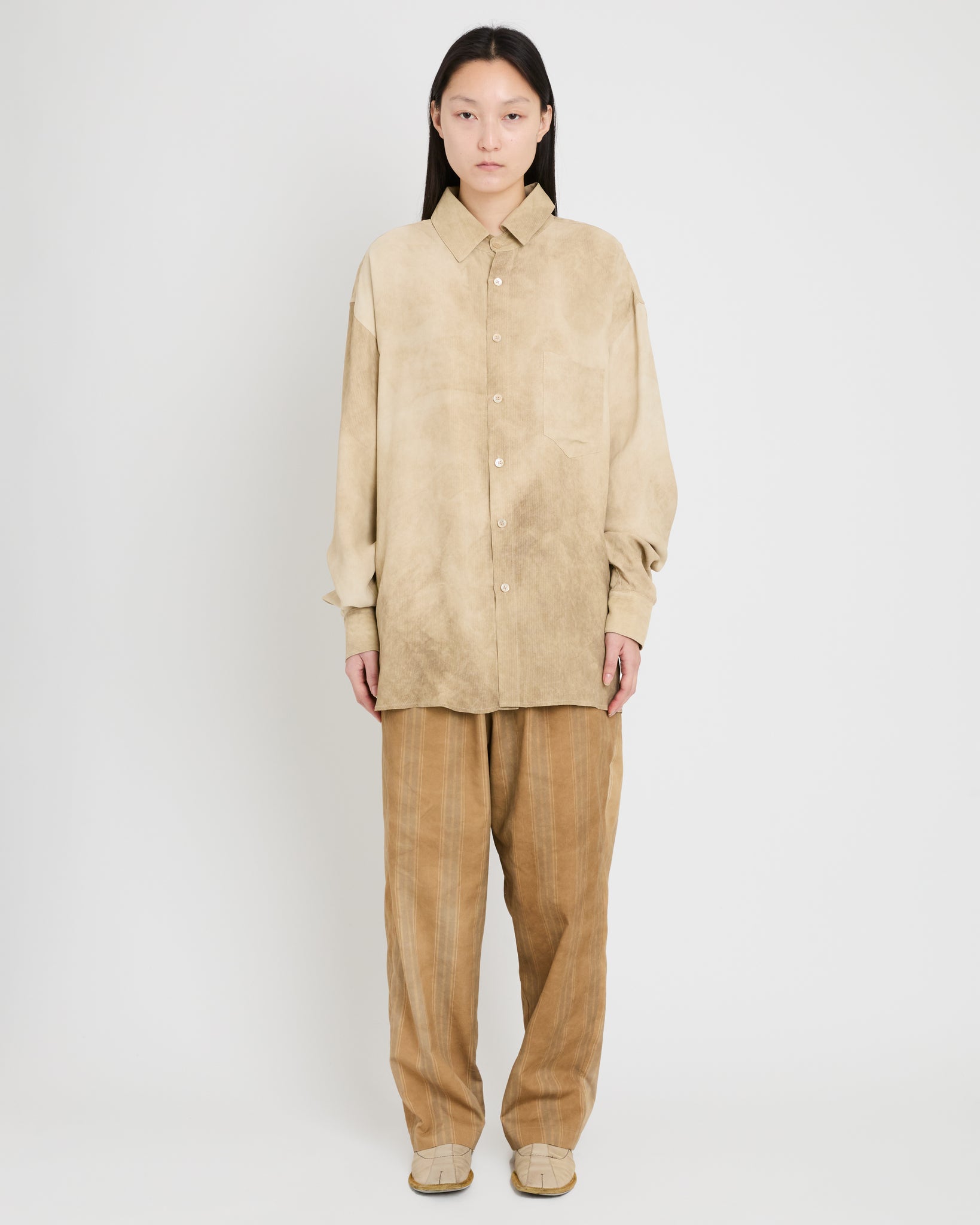 Banaras Shirt, Hard Wash Beige