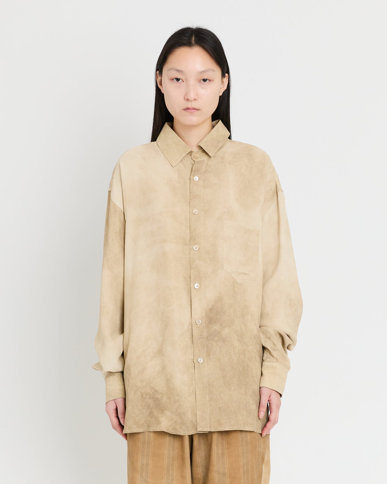 Banaras Shirt, Hard Wash Beige