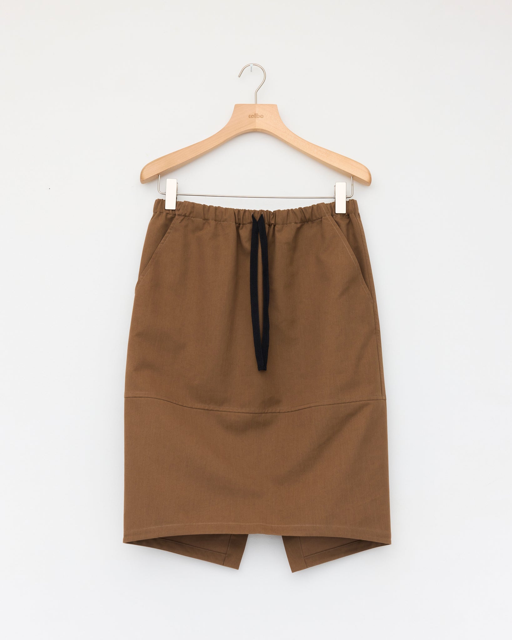Easy Slip Skirt, Cognac