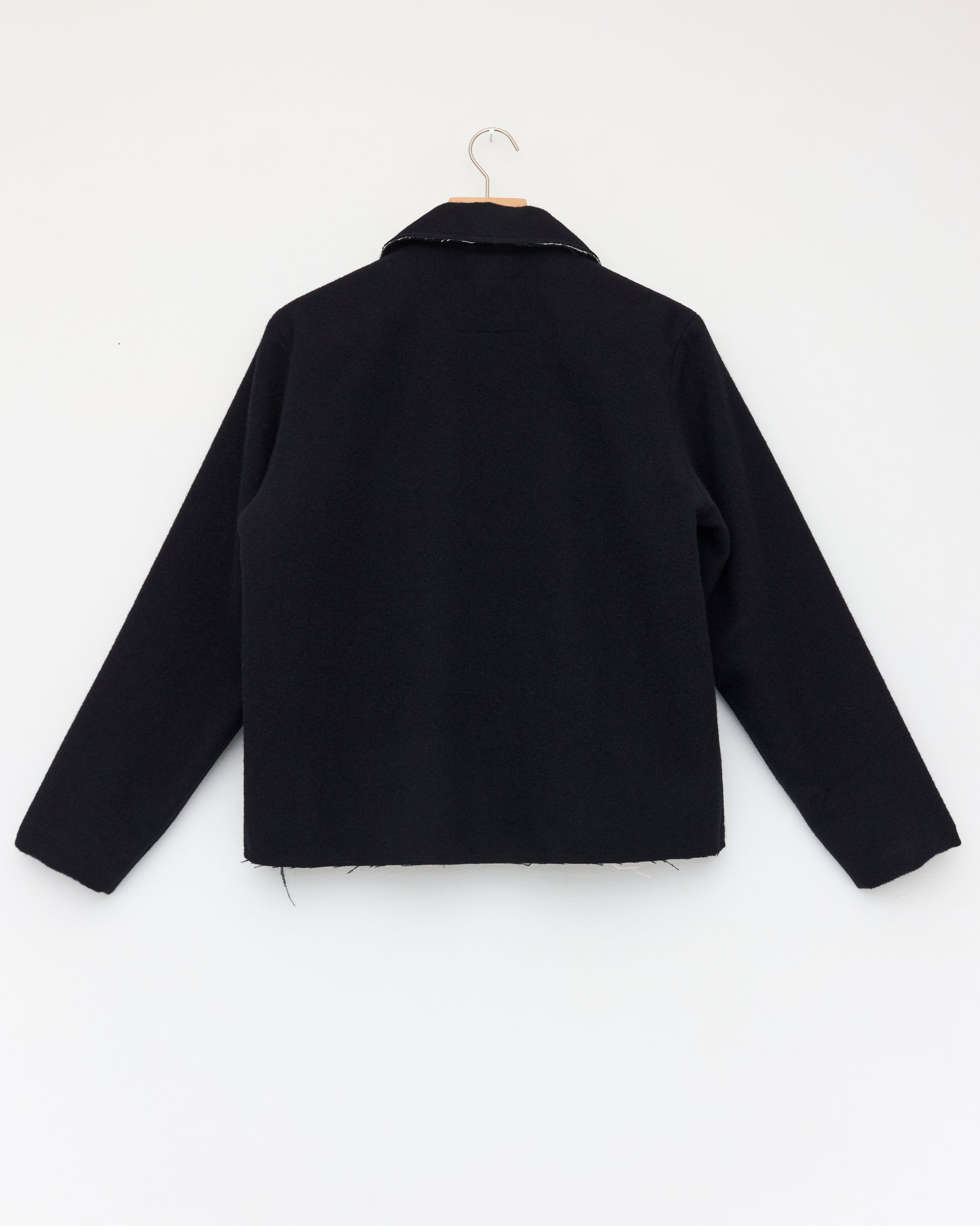 Fitted Simple Jacket, Black