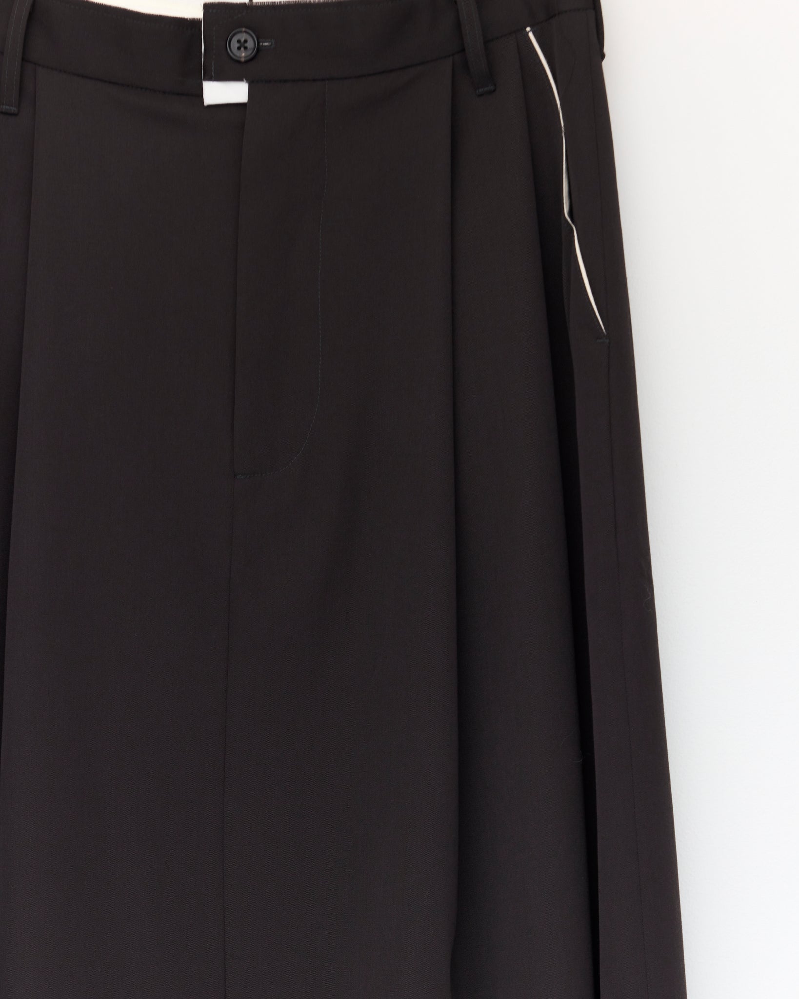 Suit Pants Skirt , Faded Black