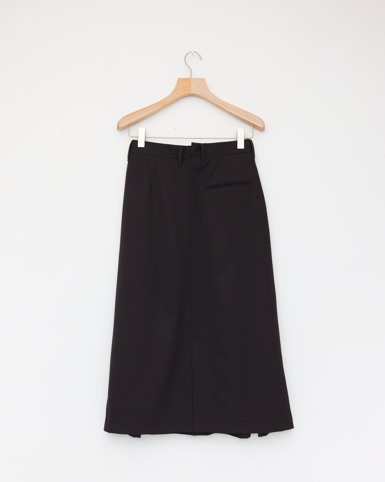 Suit Pants Skirt , Faded Black