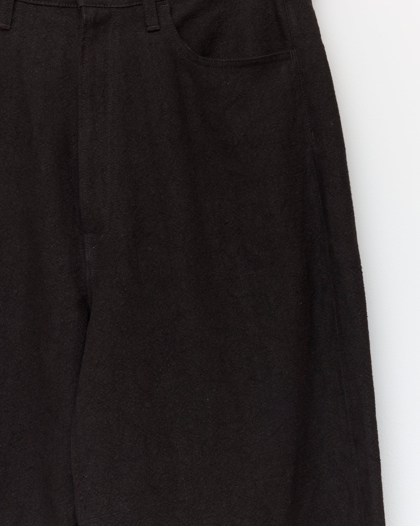 5Pocket Baggy Pants Hemp, Brown