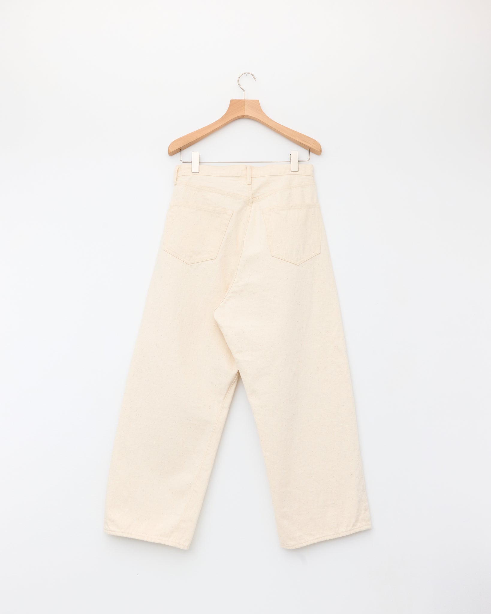 5Pocket Baggy Pants, Ecru