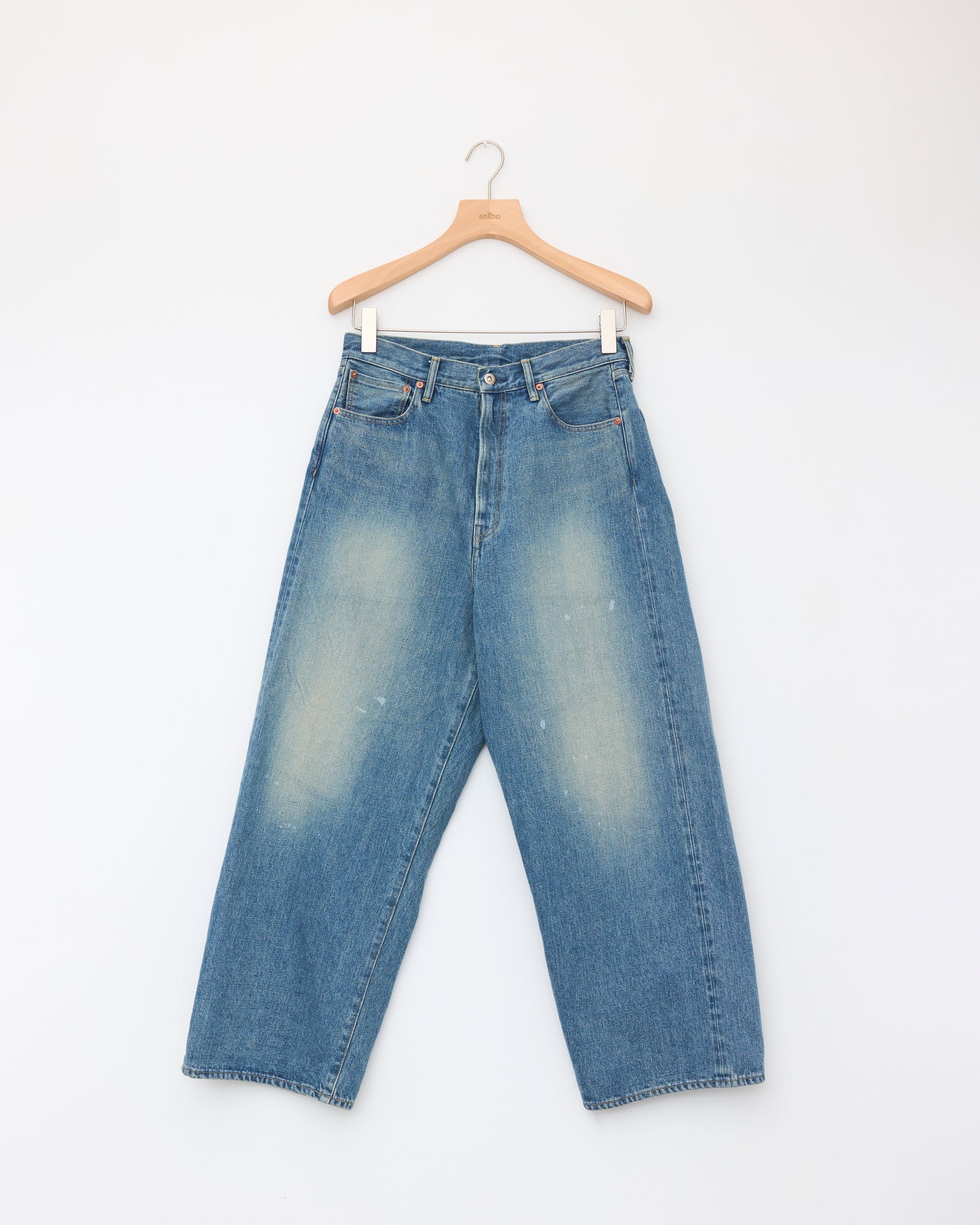 5Pocket Baggy Pants, Fade Indigo