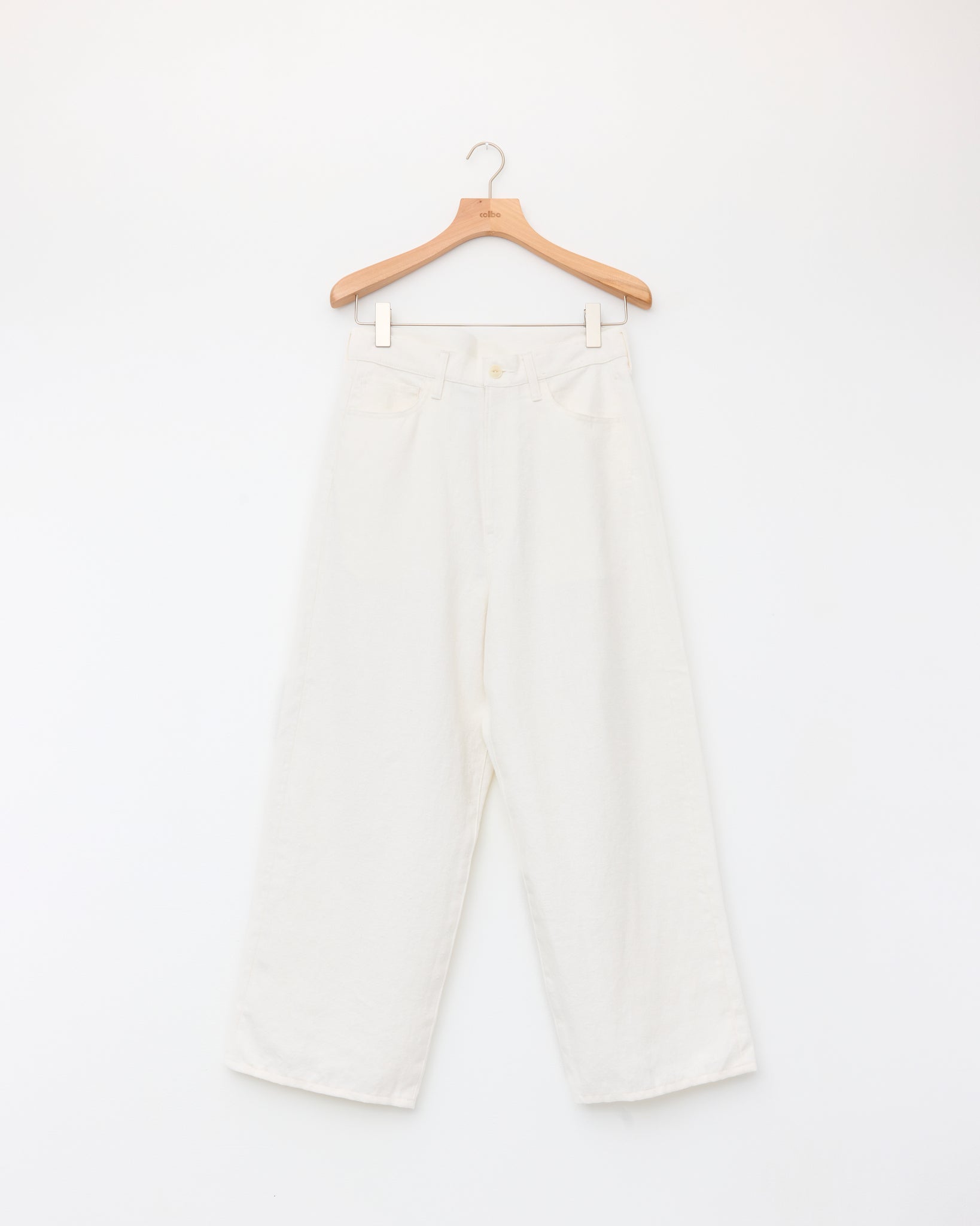 5Pocket Baggy Pants Hemp, White