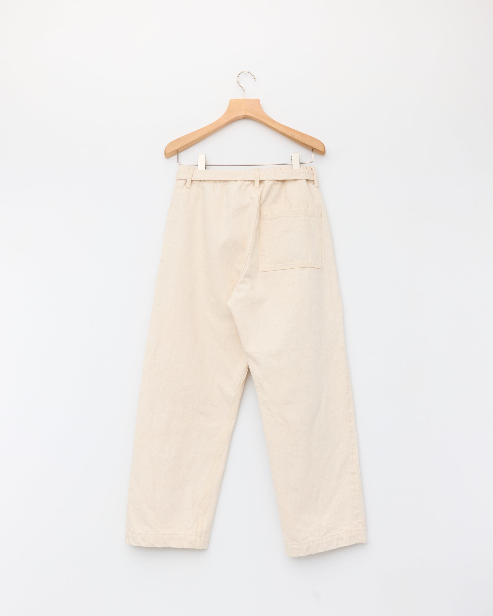 Belted Trousers, Ecru