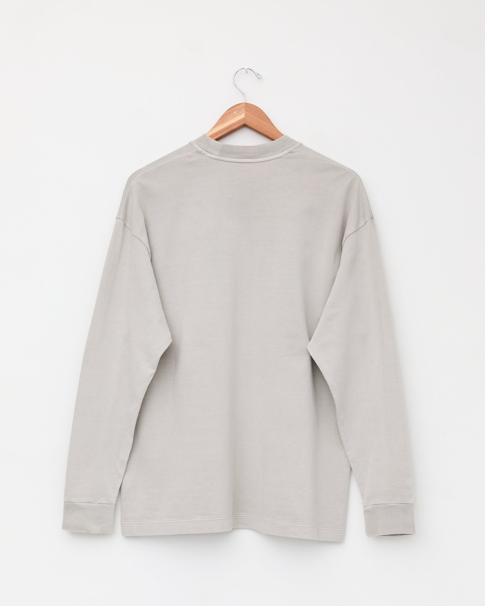 Big L/S Pocket T-Shirt, Black Rice