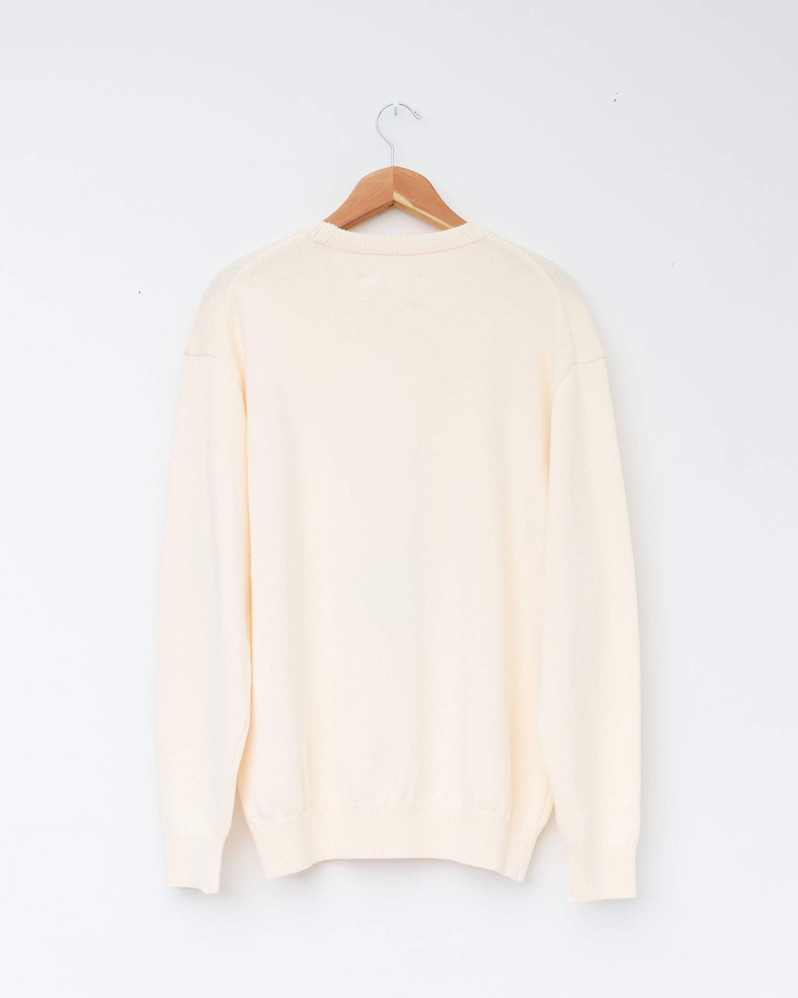 Crew Neck Knit, Ecru