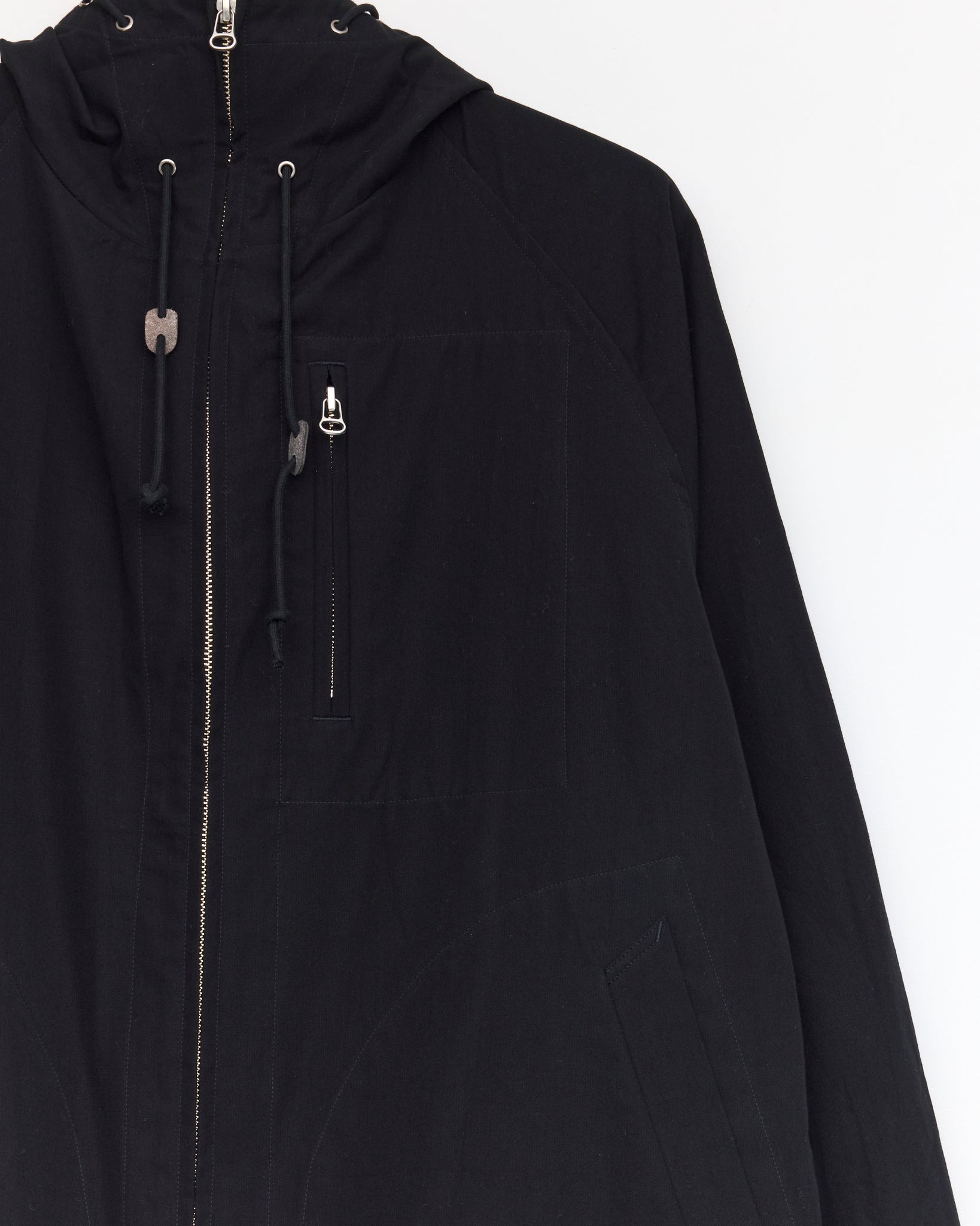 Hooded Jacket, Black