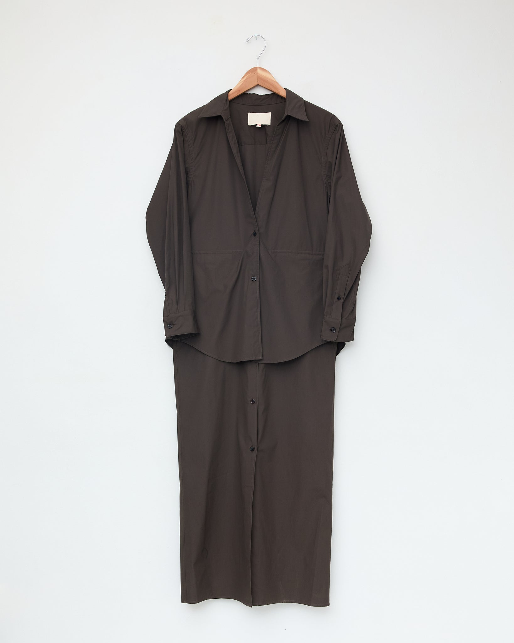 Long Shirt Dress, Brown CS Colbo Long Shirt Dress, Brown CS Colbo
