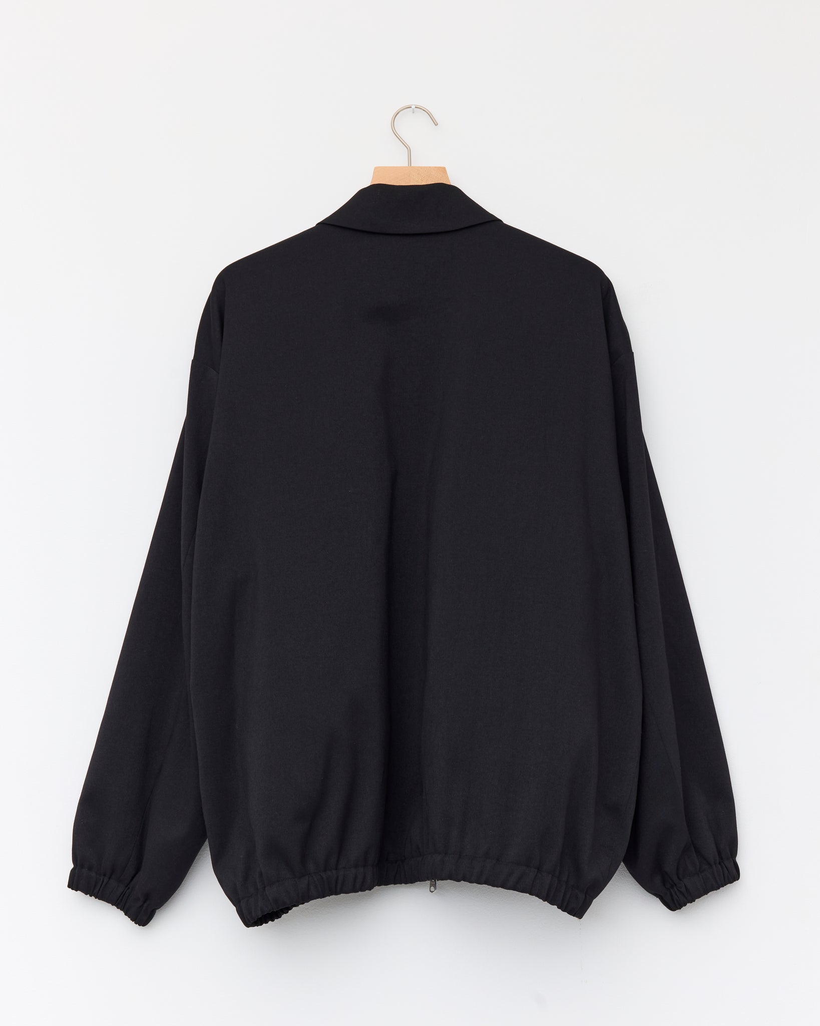 Oversized Zip Blouson, Black