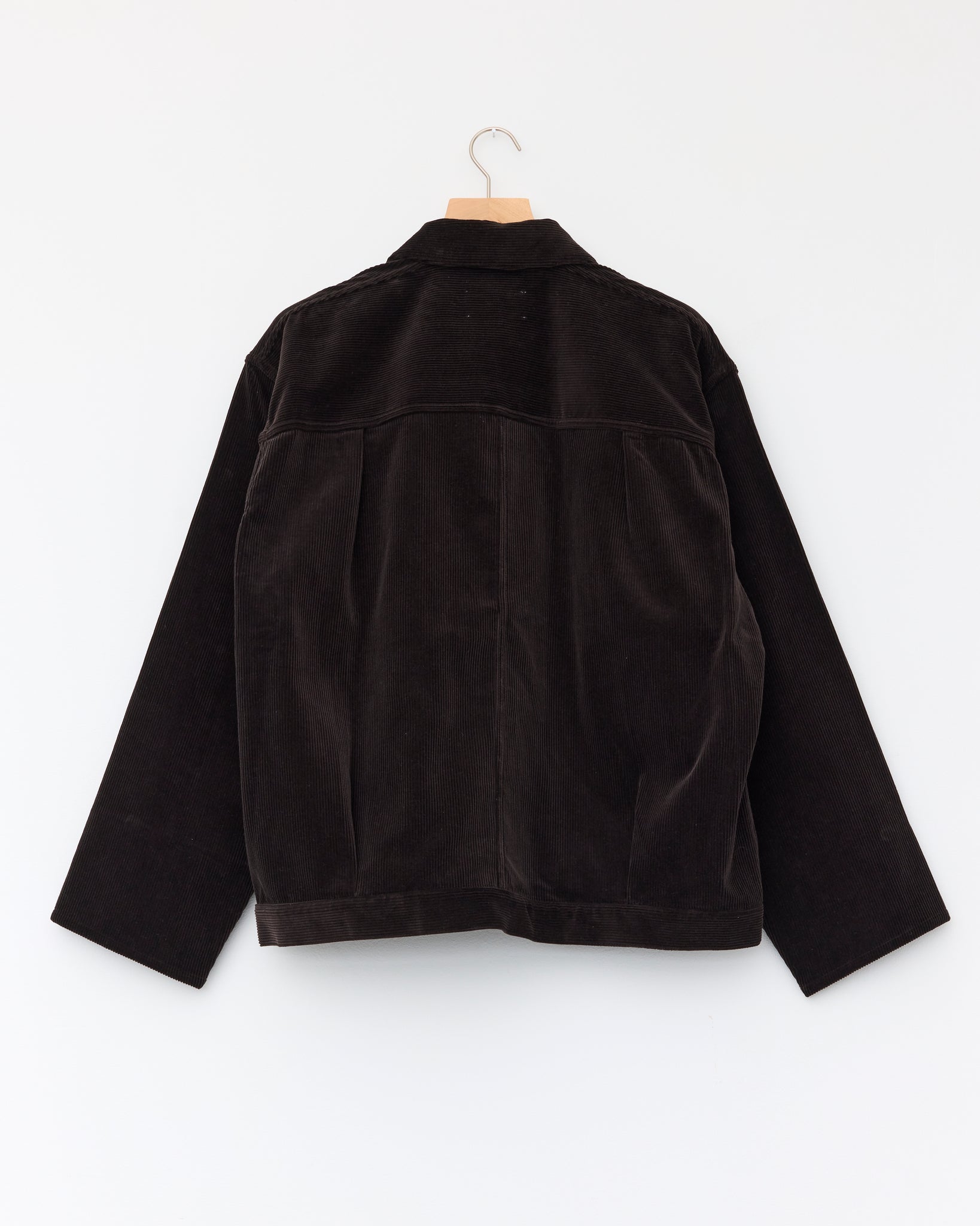 Pleats Jacket, Brown
