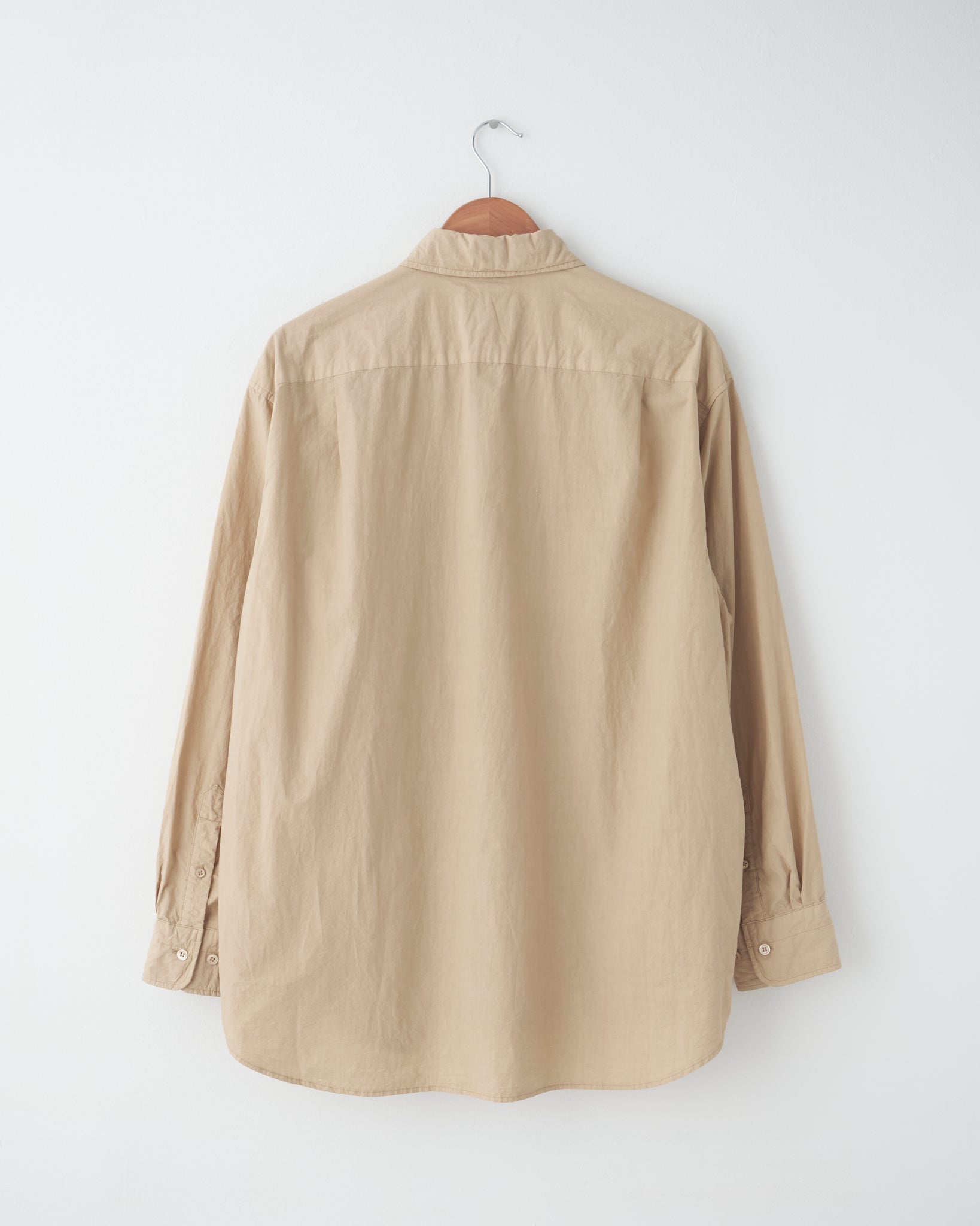 Regular Collar Shirt, Beige