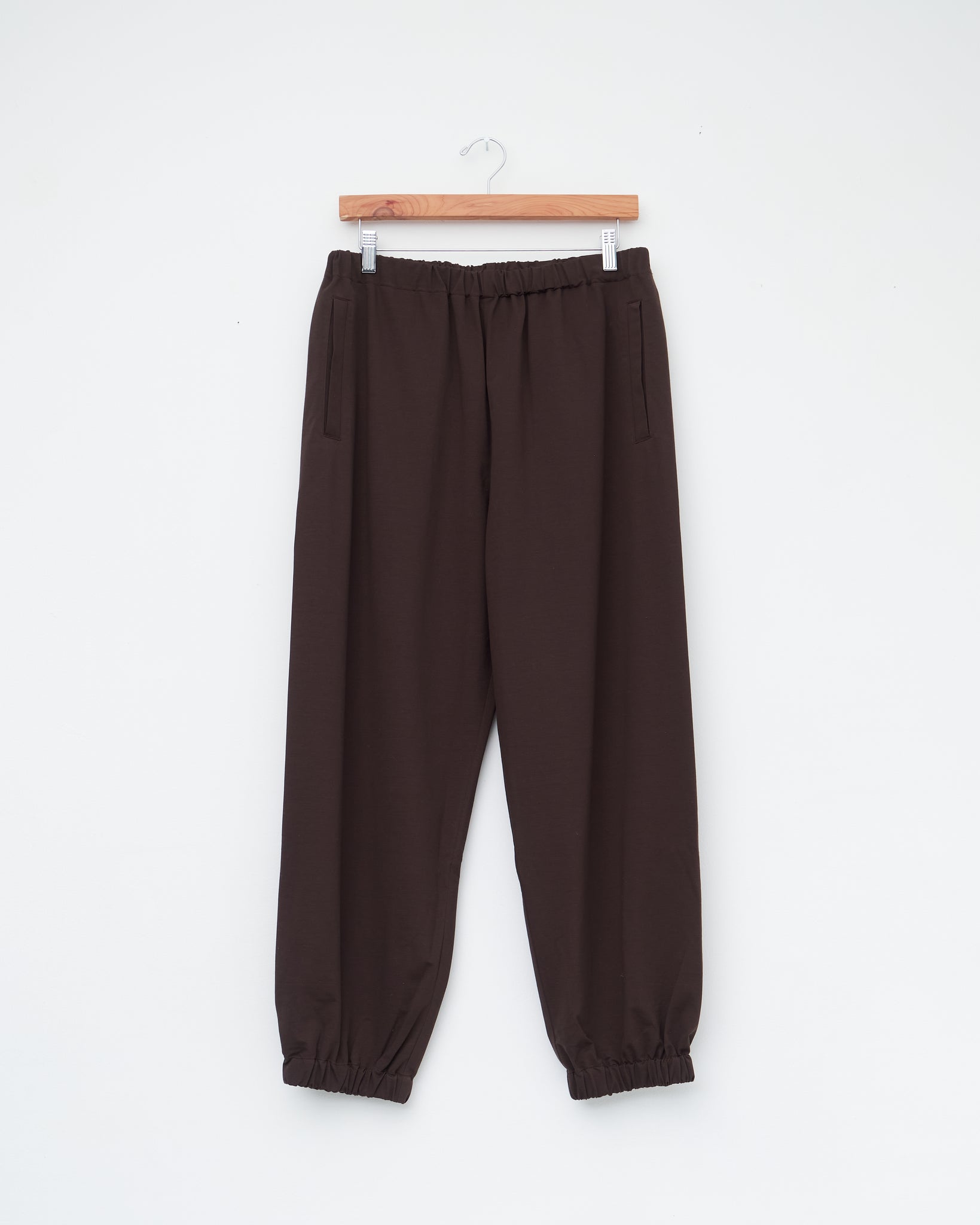 Side Seamless Track Pants, Brown