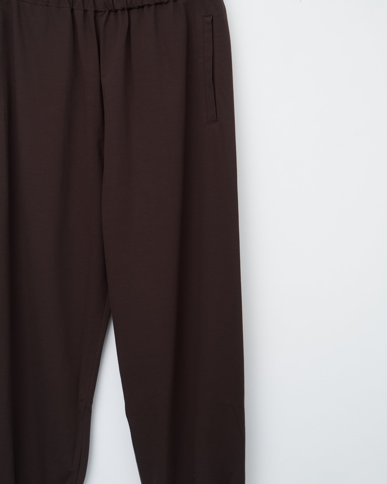 Side Seamless Track Pants, Brown