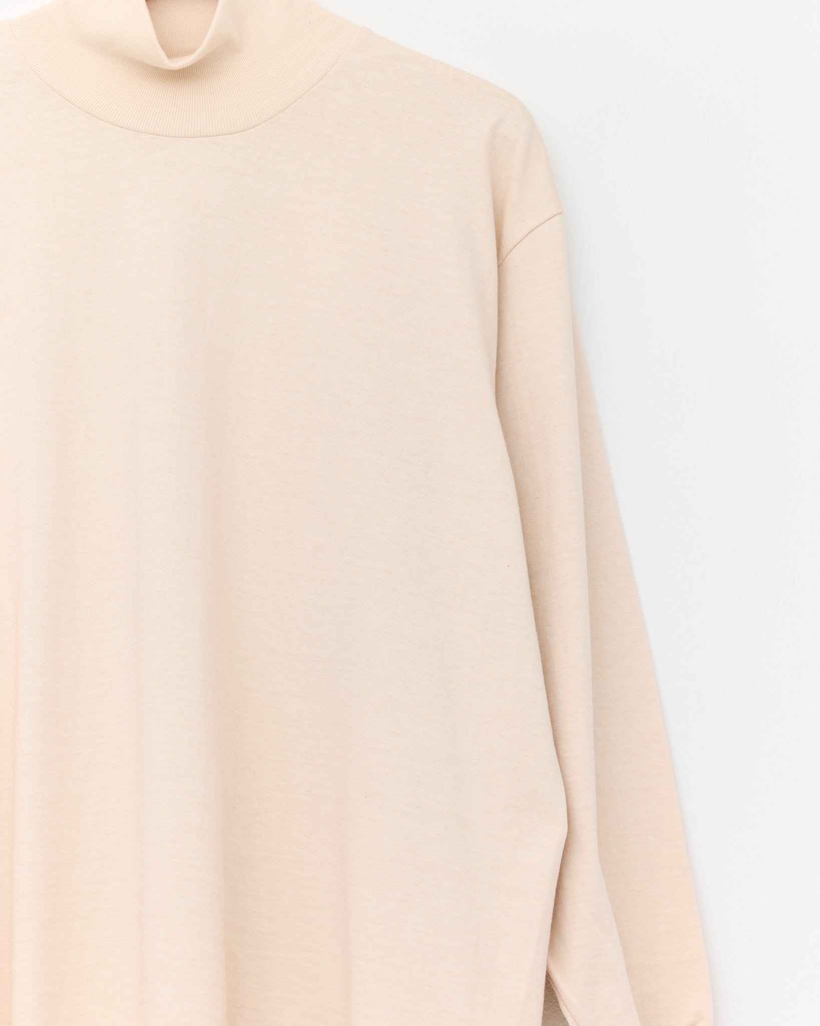 Tube L/S High Neck, Beige