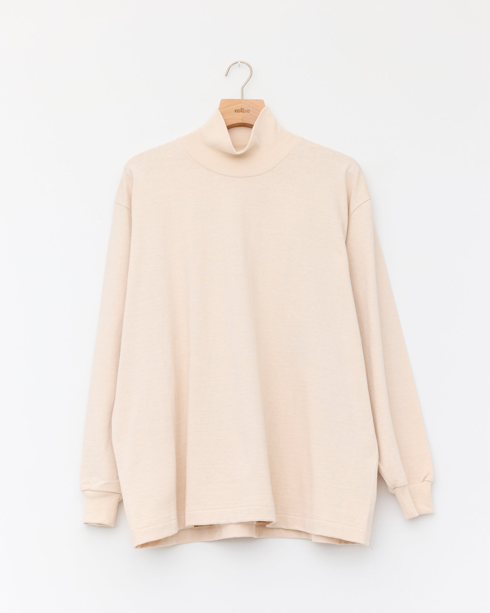 Tube L/S High Neck, Beige