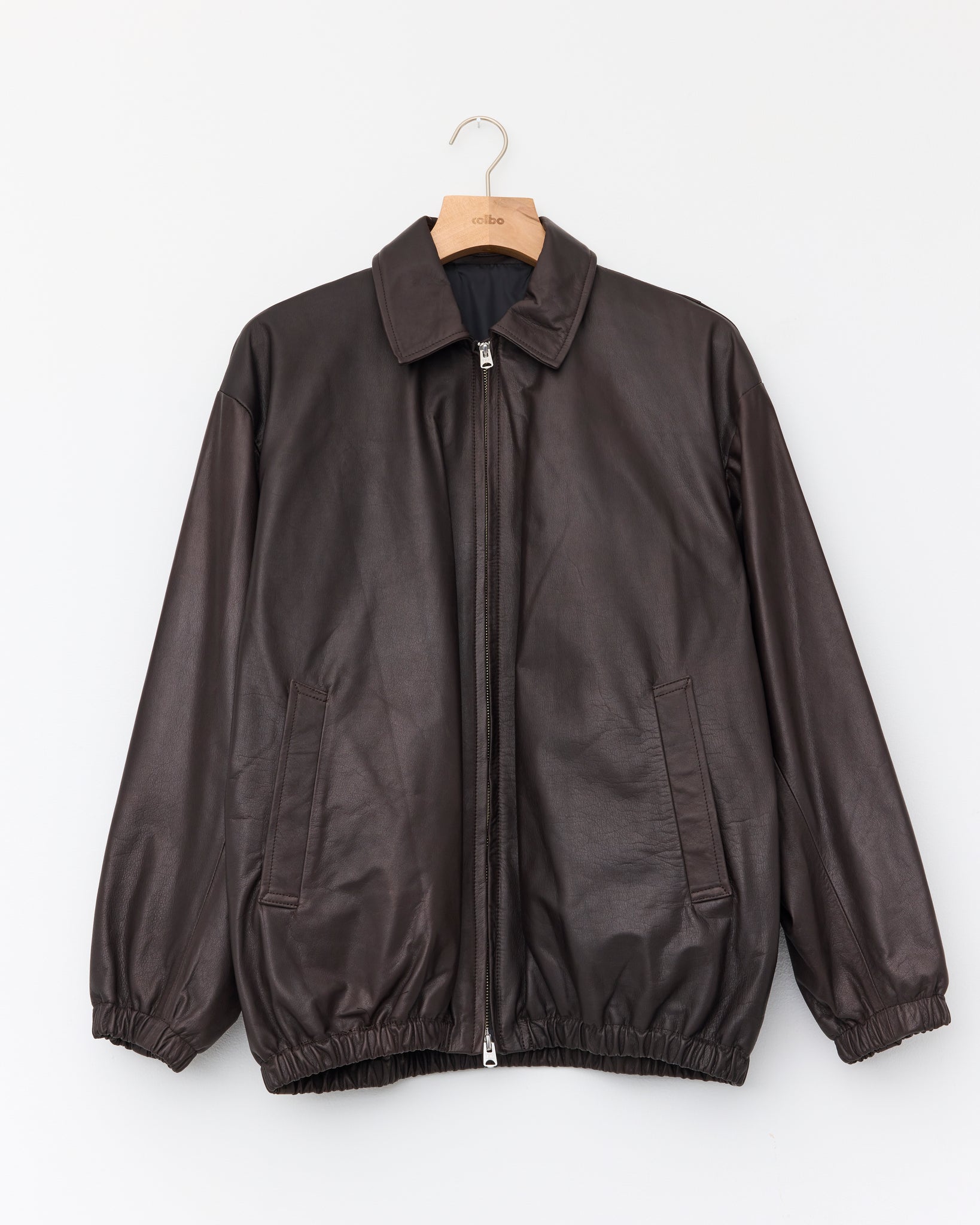 Zip Blouson, Brown