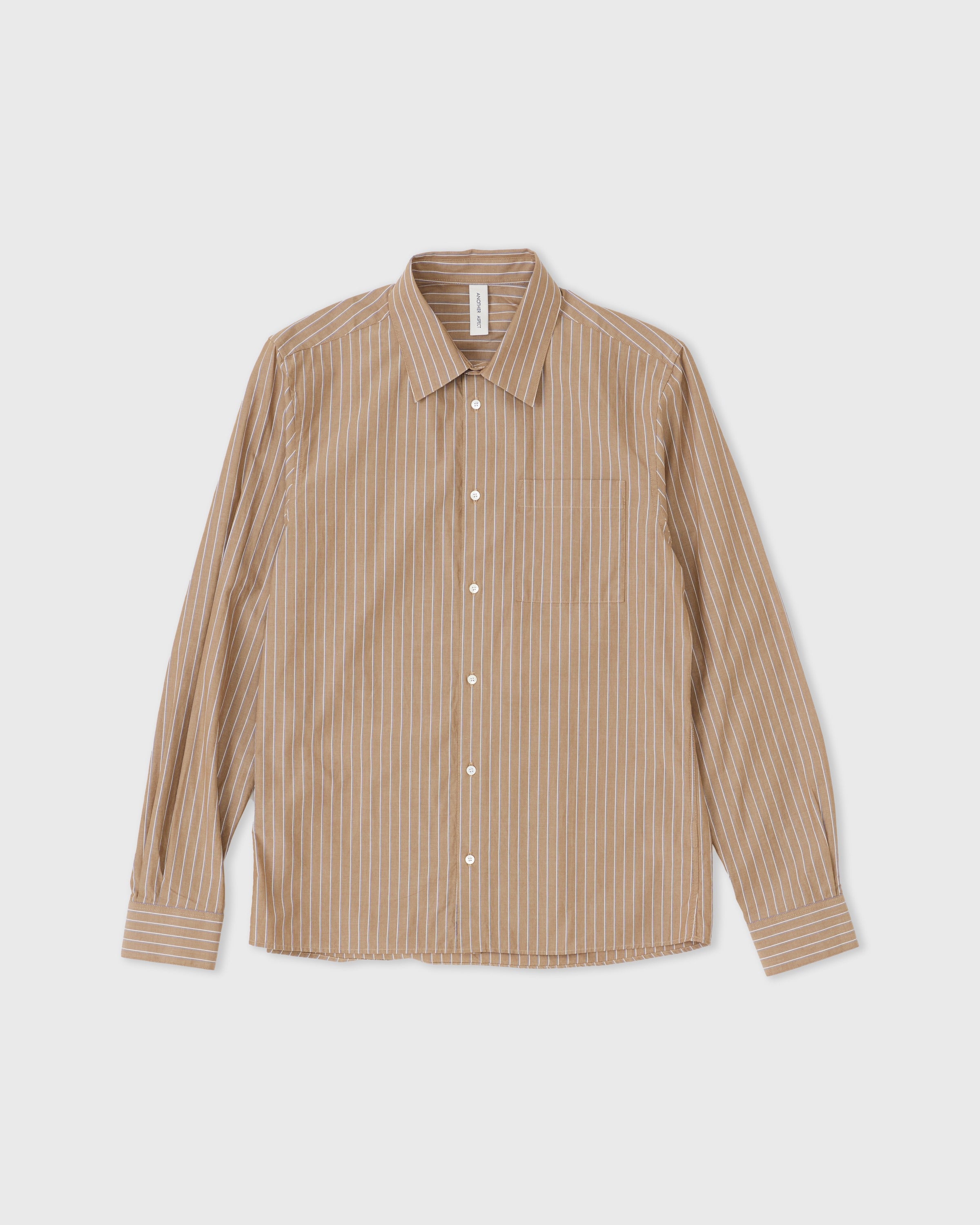 colbo NYC コットン長袖シャツ ブラウン L Shirts & Tops – Colbo