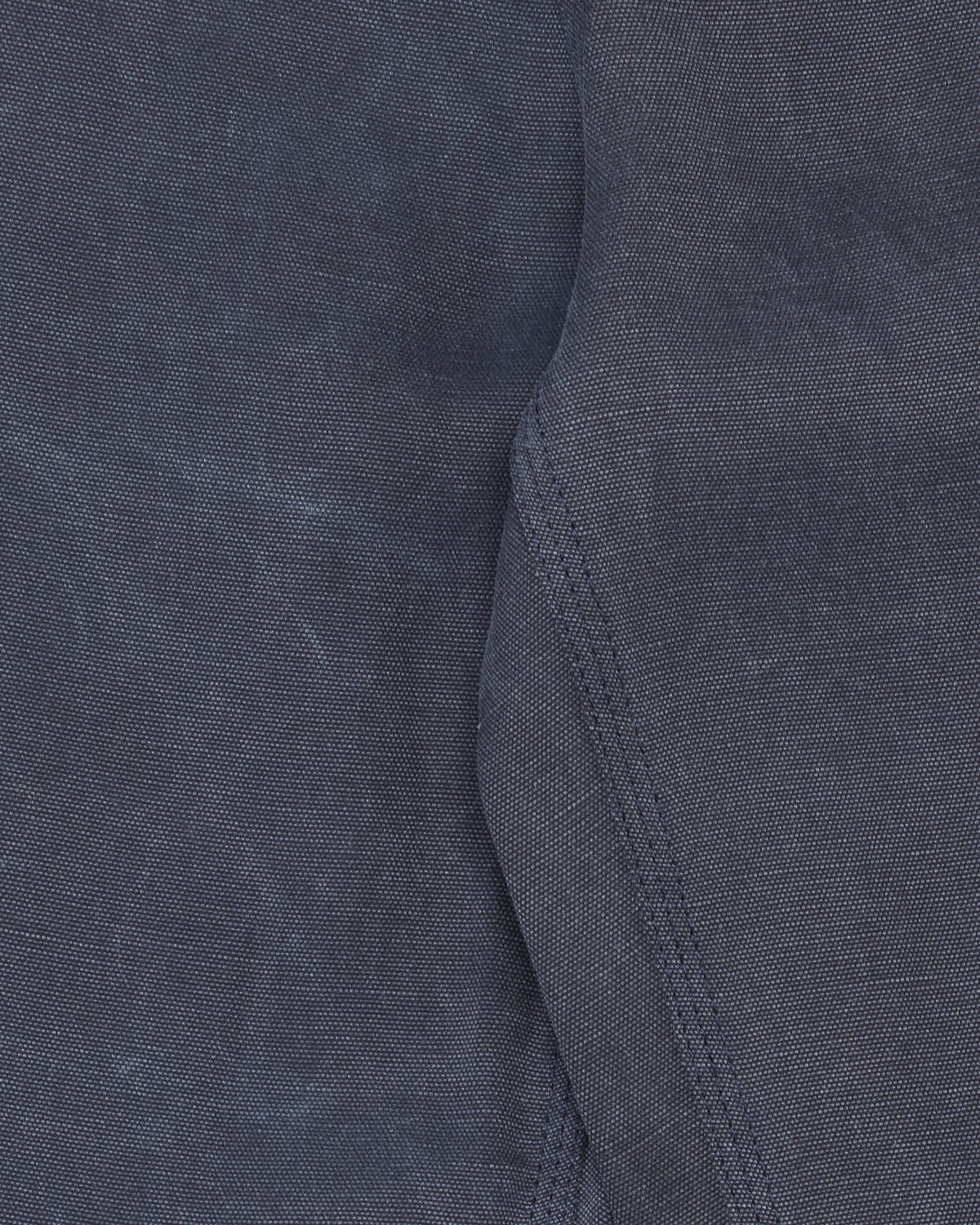 Colbo Belt Pants in travel blue cotton-linen, washed fabric close-up