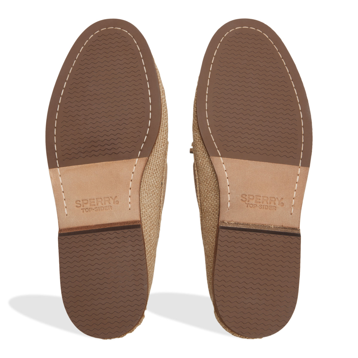 Sperry x Colbo Authentic Original 2-Eye boat shoe in natural jute, outsoles