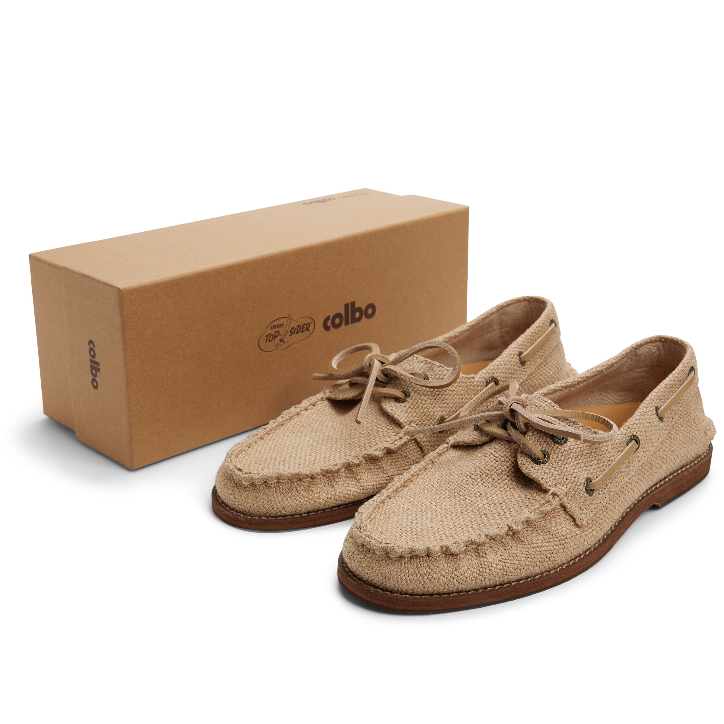 靴 colbo NYC Colbo x Sperry AO, Natural Jute