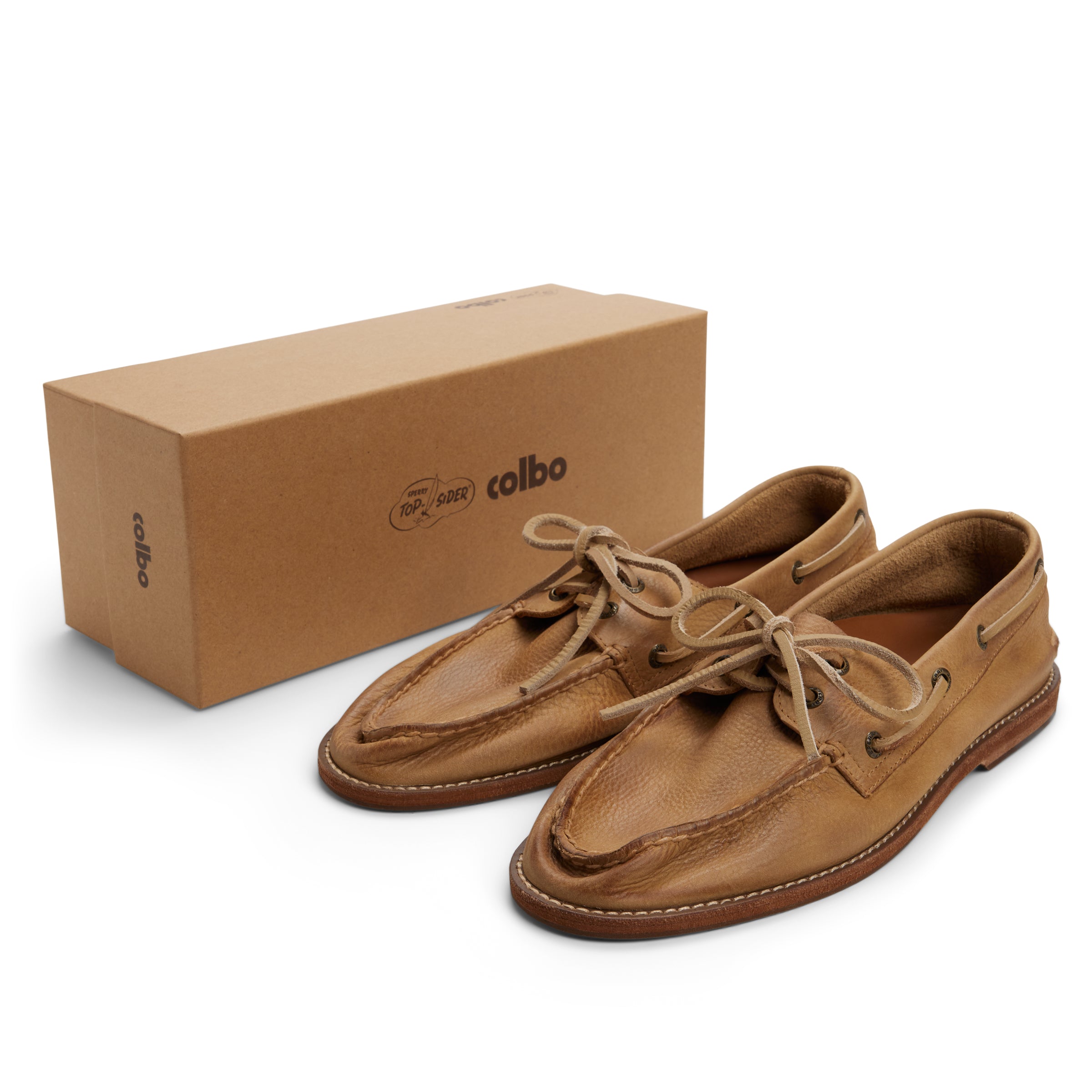 Colbo x Sperry AO, Distressed Leather