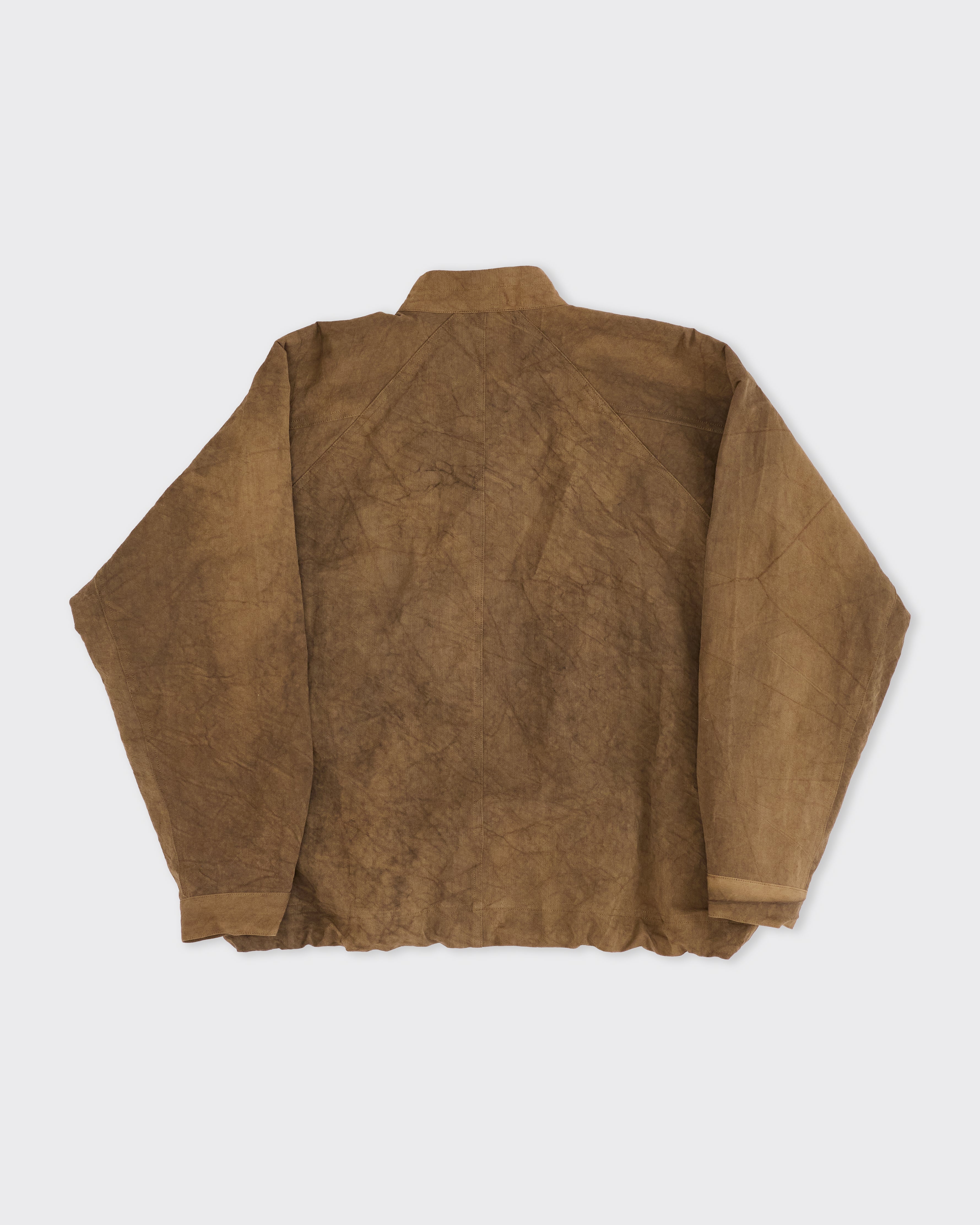 Cotton Paper Twill Bomber Jacket, Mud – Colbo