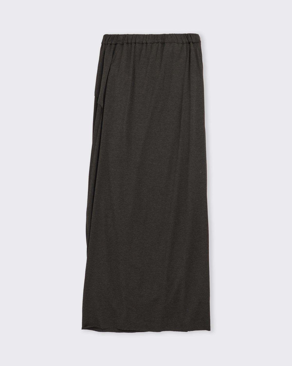 Wanze Twisted Jersey Skirt in charcoal, back