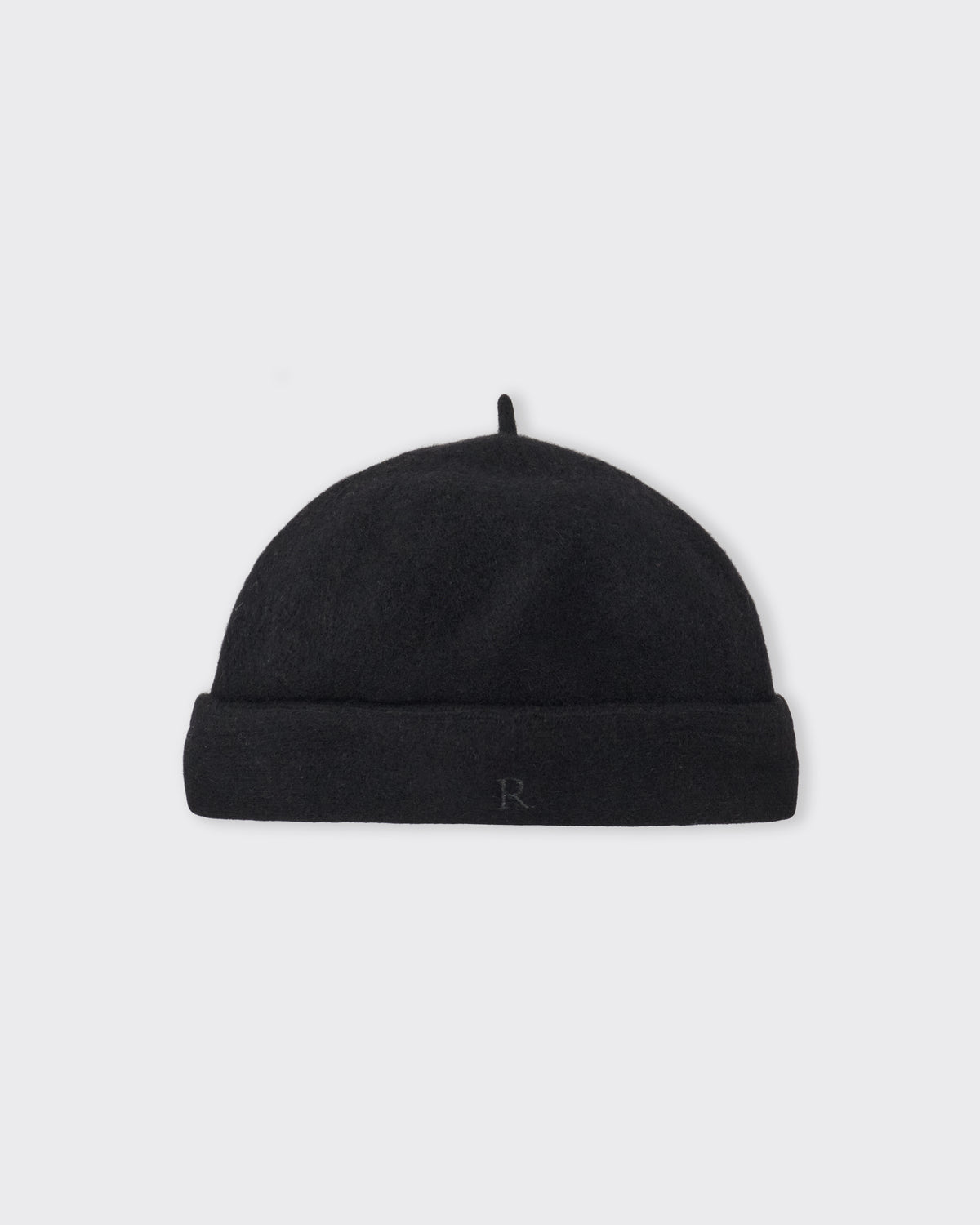 Ranra Serac Felted Wool Hat in black, side