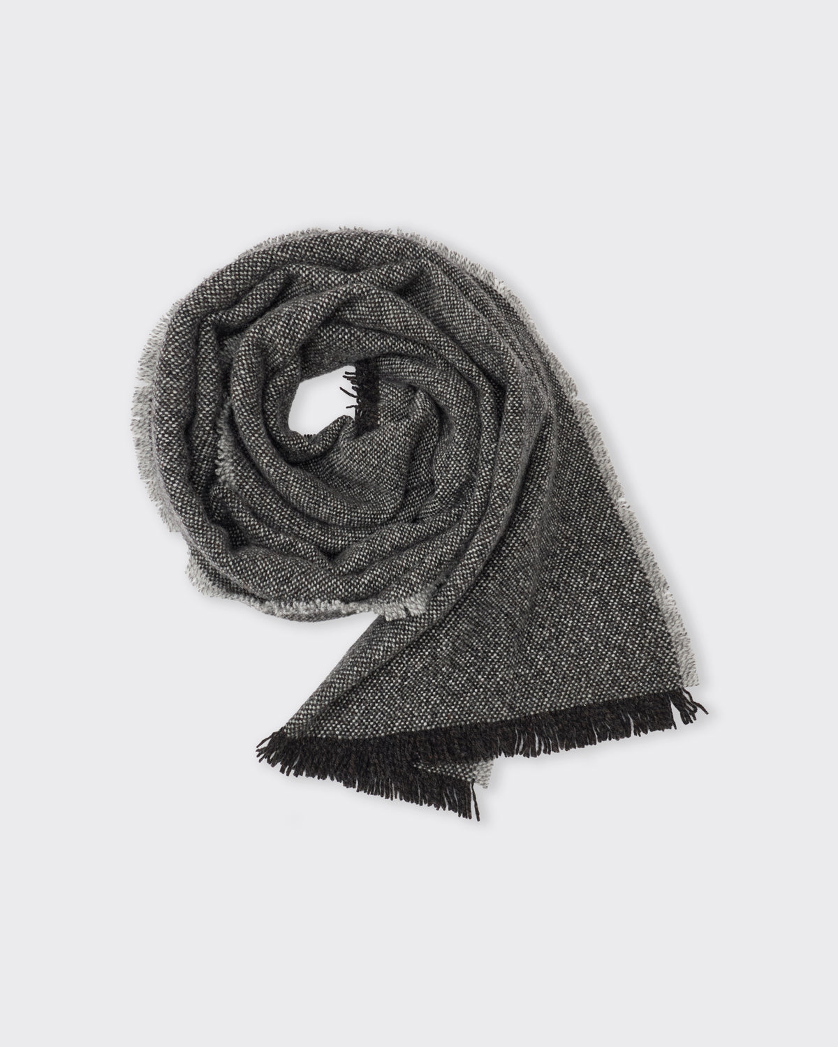 Yoko Sakamoto wool long scarf, draped