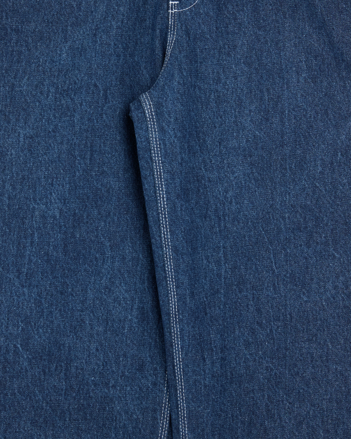 Colbo Belt Pants in stone blue denim, detail
