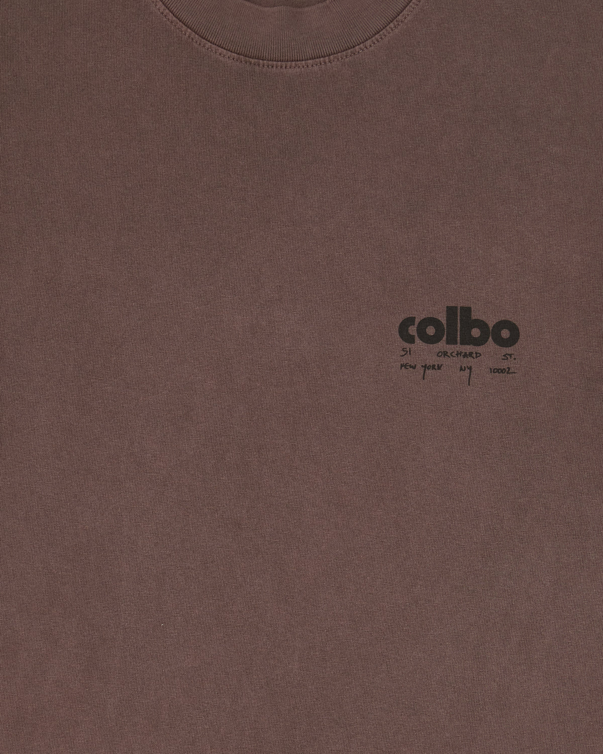 Colbo Logo T in dark brown, alternate
