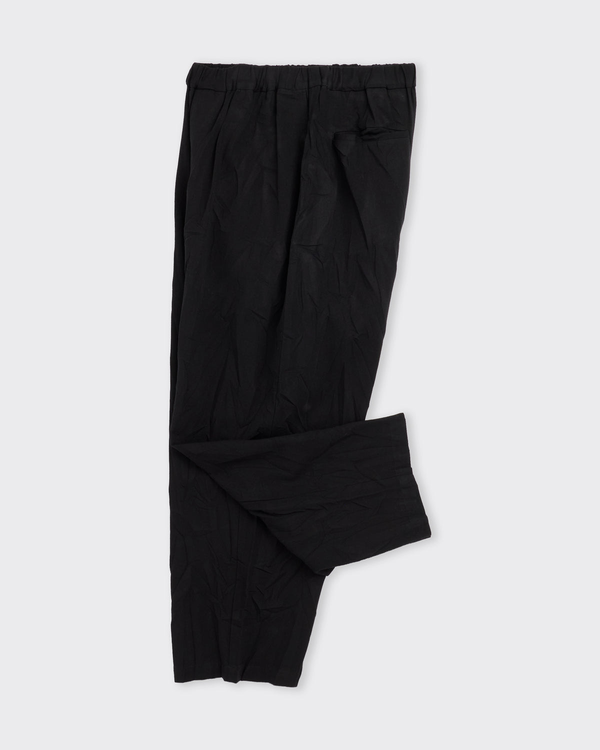 Yoko Sakamoto Wide Easy Pants in black, side
