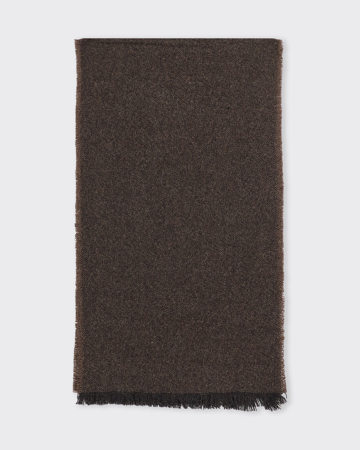 Yoko Sakamoto wool long scarf, laid flat