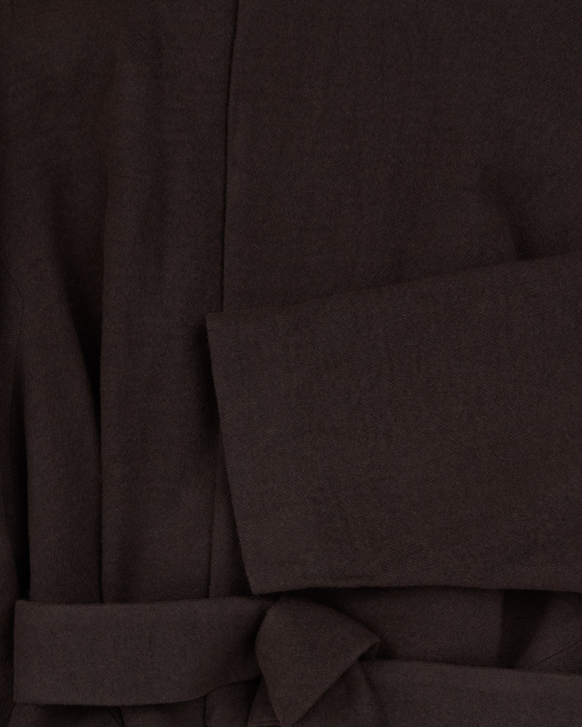 Colbo Omi Jacket in dark plum, detail