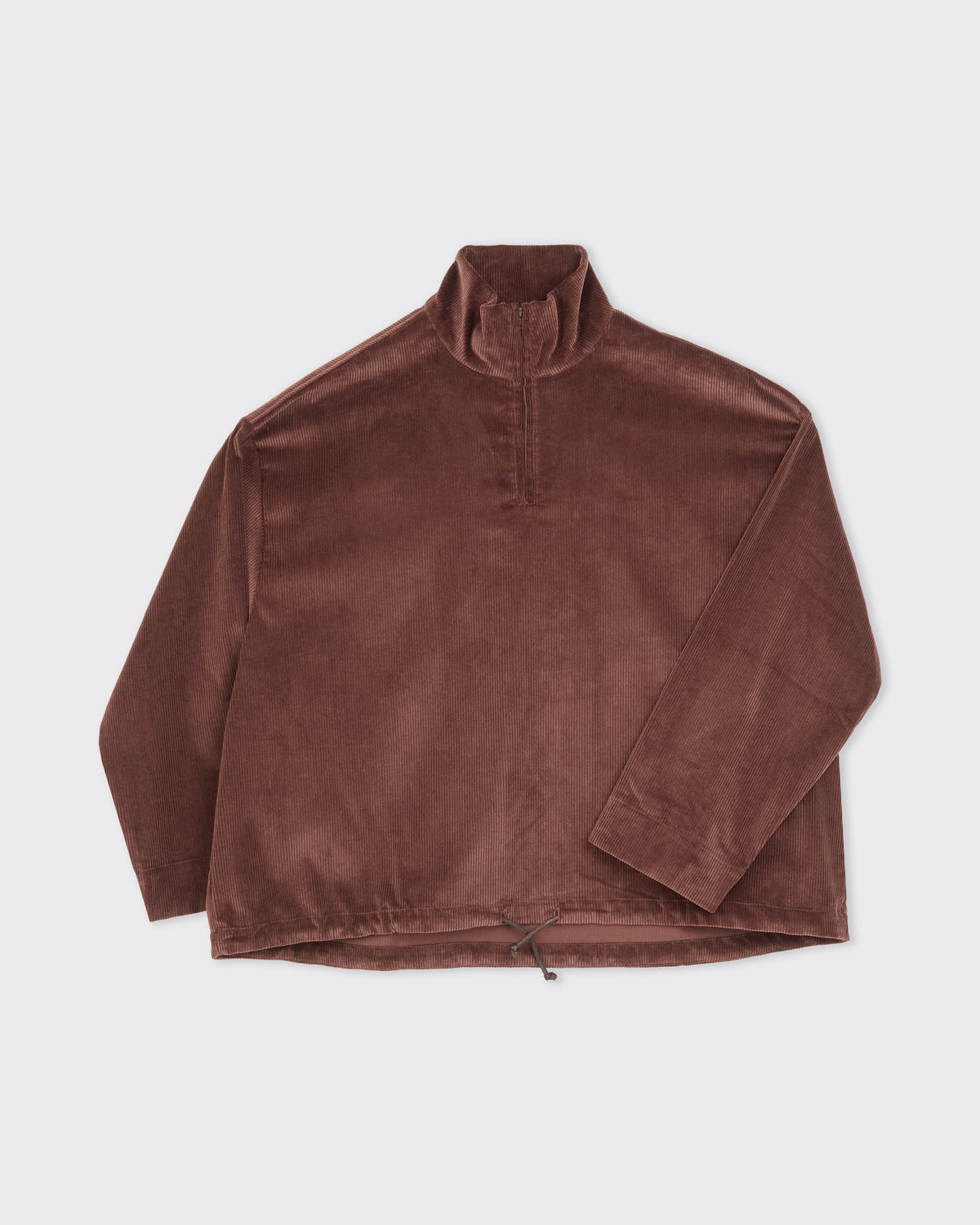 RUS Nemuke Overshirt in dark cherry, front alternate