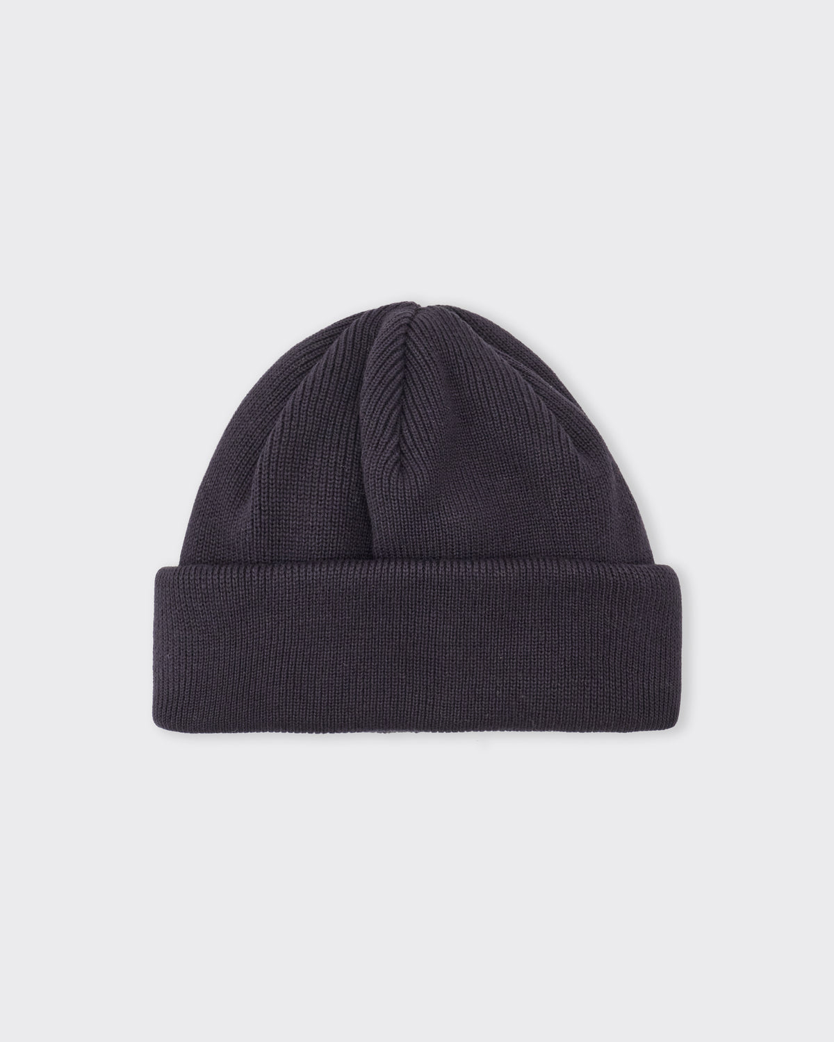 Yoko Sakamoto Knit Big Watch Cap in heather gray, front