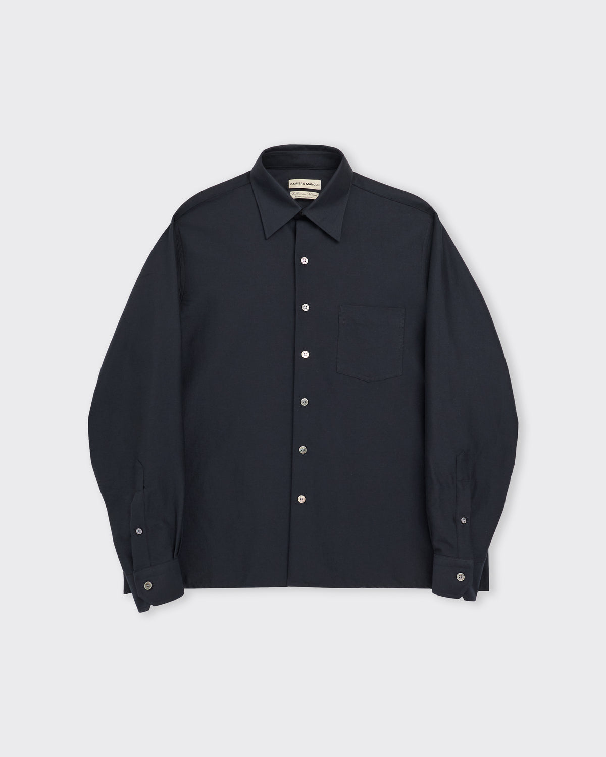 Camisas Manolo Campo Shirt in navy, front