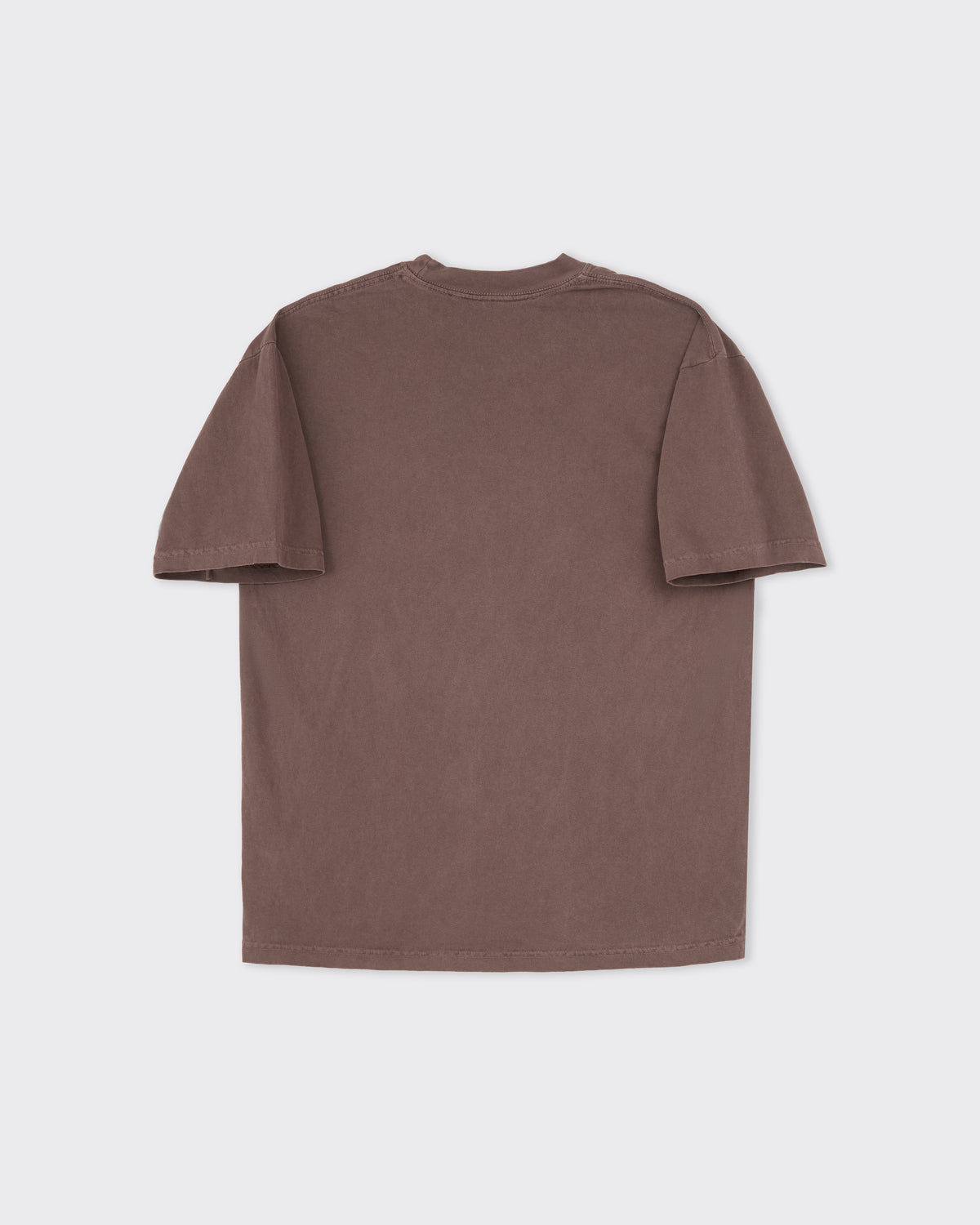 Colbo Logo T in dark brown, back