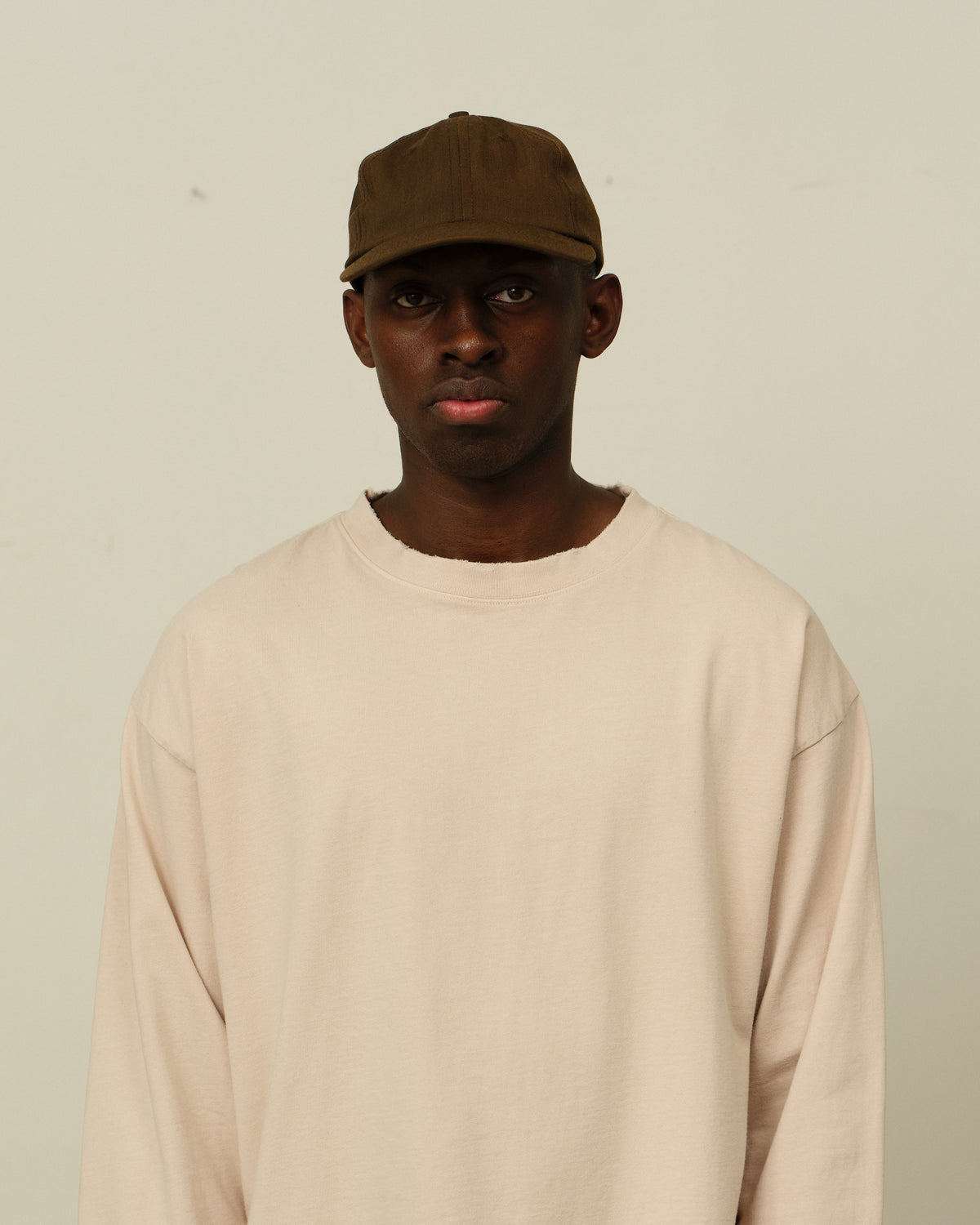 Colbo Dad Cap in tonal, on model, front