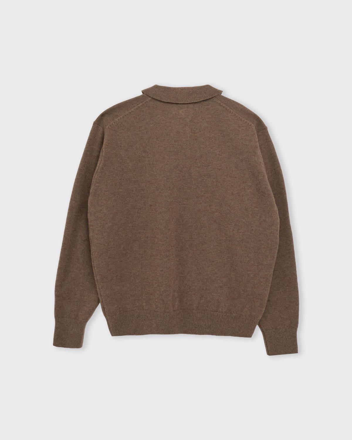 Yoko Sakamoto Knit Polo in brown, back