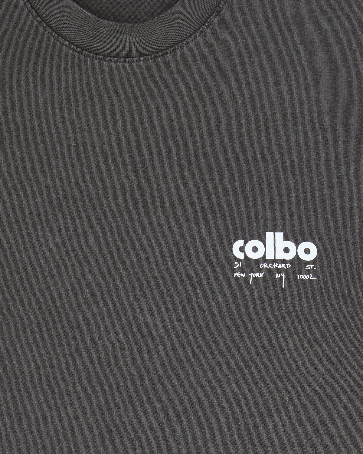 Colbo Logo T in washed black, alternate
